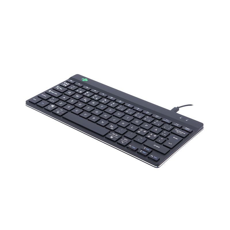 R-Go-Tools-Compact-Break-RGOCONDWDBL-tastiera-USB-QWERTY-Nordic-Nero--COMPACT-BREAK-KEYBOARD-QWERTY---ND-BLACK-WIRED----