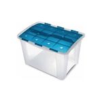 Terry Store-Age Home Box 60 Armadietto portaoggetti Rettangolare Blu, Trasparente