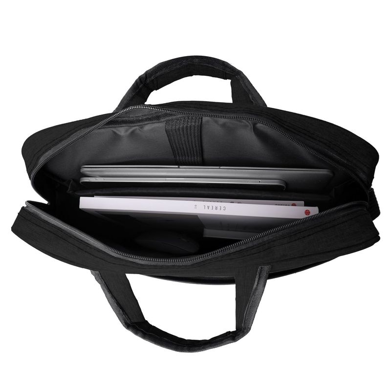 eSTUFF-GLB201550-borsa-per-laptop-406-cm--16--Borsa-con-caricamento-dall-alto-Nero--Denver-15.6---Toploader-bag---Black