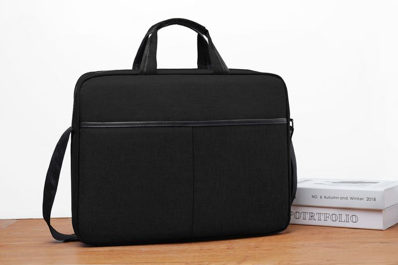 eSTUFF-GLB201550-borsa-per-laptop-406-cm--16--Borsa-con-caricamento-dall-alto-Nero--Denver-15.6---Toploader-bag---Black