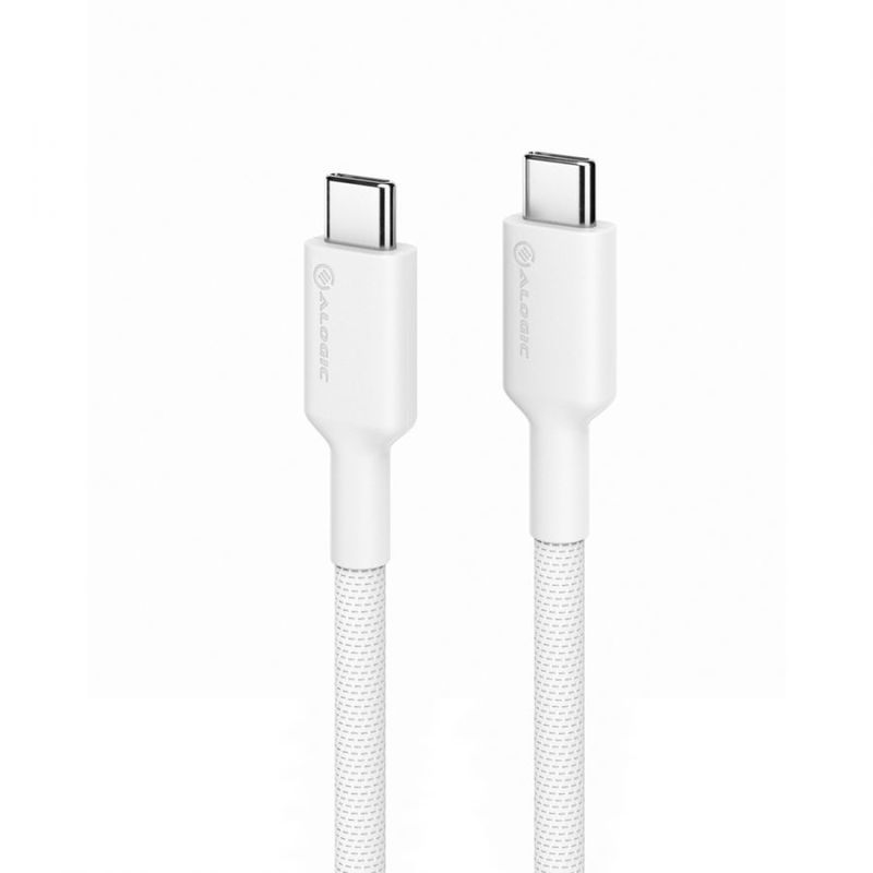 ALOGIC-ELPCC201-WH-cavo-USB-1-m-USB-2.0-USB-A-USB-C-Bianco--ALOGIC-ELEMENTS-PRO-USB-C-TO---USB-C-CABLE---MALE-TO-MALE---