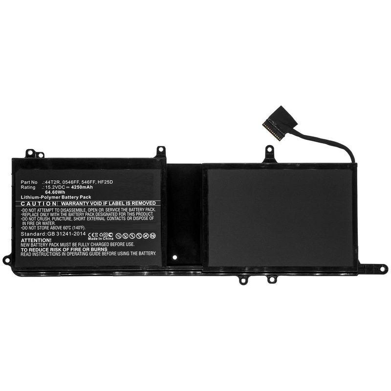 CoreParts-MBXDE-BA0193-ricambio-per-laptop-Batteria--Laptop-Battery-for-Dell---64.60Wh-Li-Pol-15.2V-4250mAh---Black-64.6