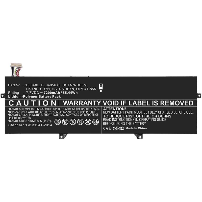 CoreParts-MBXHP-BA0269-ricambio-per-laptop-Batteria--Laptop-Battery-for-HP-52Wh---4Cell-Li-ion-7.7V-6800mAh---Black-52W