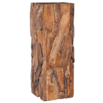 VidaXL Tavolino da Salotto 30x30x80 cm in Legno Massello di Teak