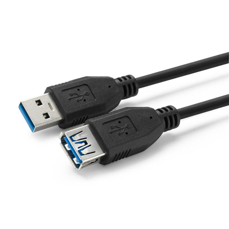 USB3.0--A-A-2m-M-F-Black