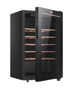 Haier-Wine-cellar-HWS33GGFR-Cantinetta-vino-con-compressore-Libera-installazione-Nero-33-bottiglia-bottiglie