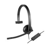 Logitech USB Headset H570e Mono Auricolare Cablato A Padiglione Ufficio Nero