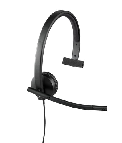 Logitech-USB-Headset-H570e-Mono-Auricolare-Cablato-A-Padiglione-Ufficio-Nero