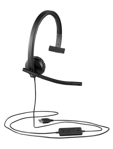 Logitech-USB-Headset-H570e-Mono-Auricolare-Cablato-A-Padiglione-Ufficio-Nero