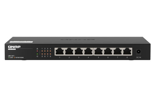 QNAP-QSW-1108-8T-switch-di-rete-Non-gestito-2.5G-Ethernet--100-1000-2500--Nero