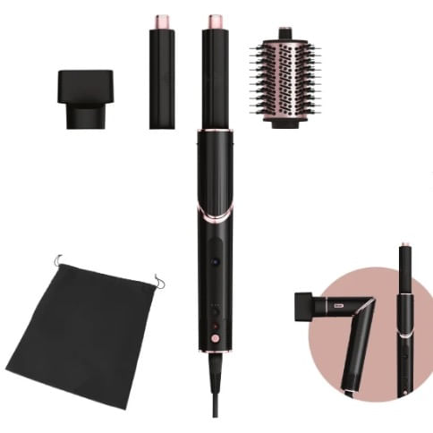 Shark HD424EU Styler e Asciugacapelli FlexStyle Nero e Rose Gold