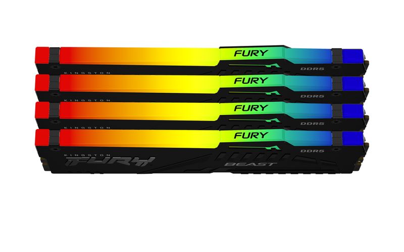 Kingston-Fury-Beast-RGB-128GB-Kit-4x32GB-DDR5-5600MHz-CL40---Memorie-RAM