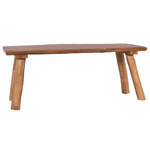 vidaXL Panchina da Giardino 120 cm in Legno Massello di Teak