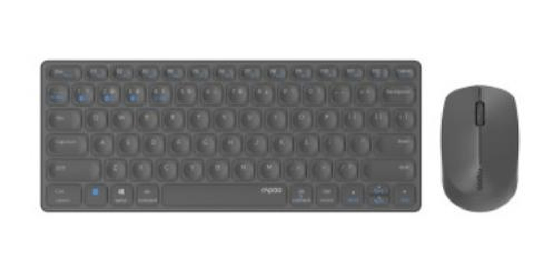 Hama-9600M-tastiera-Mouse-incluso-QWERTY-Tedesco-Grigio