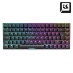 Sharkoon SKILLER SGK50 S3 tastiera Giocare USB QWERTZ Tedesco Nero