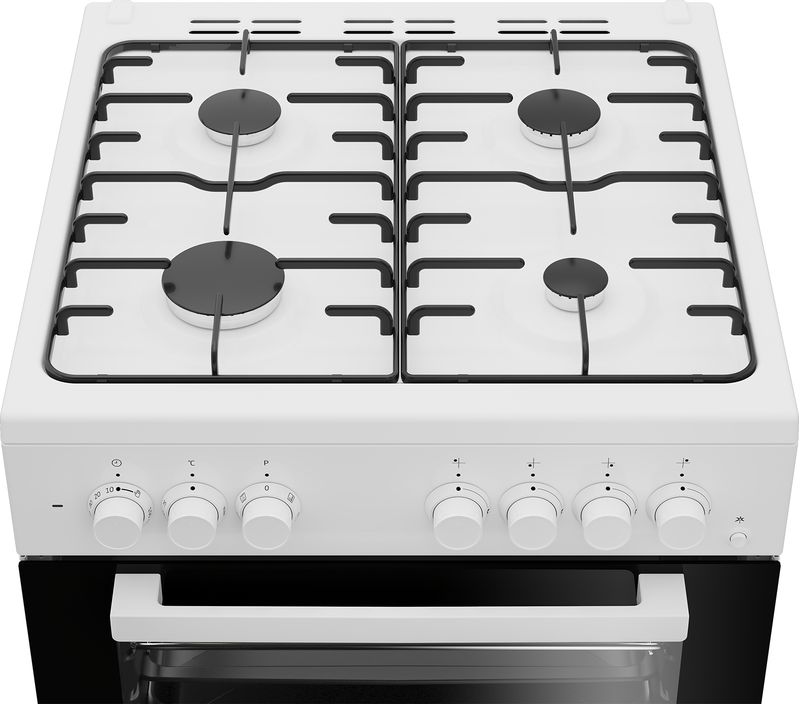 Beko-FSE62110DW-cucina-Gas-Bianco-A