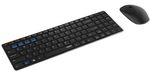 Rapoo-9300M-tastiera-Mouse-incluso-RF-senza-fili---Bluetooth-QWERTZ-Tedesco-Nero