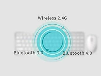 Rapoo-9300M-tastiera-Mouse-incluso-RF-senza-fili---Bluetooth-QWERTZ-Tedesco-Nero