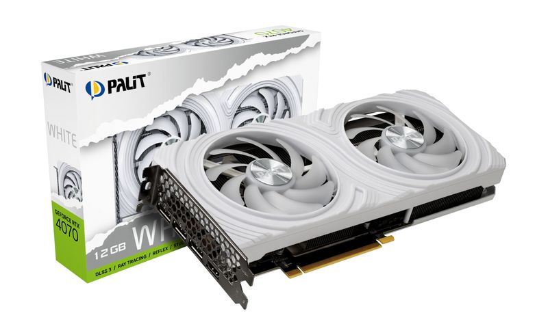 VGA-Palit-GeForce®-RTX-4070-12GB-White