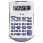 Texas Instruments TI-501 calcolatrice Tasca Calcolatrice di base Blu, Bianco