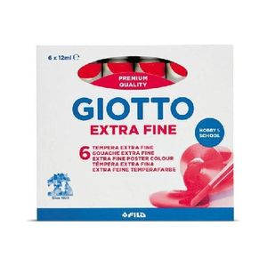 Giotto 352008 colore a tempera 12 ml Tubo Rosso