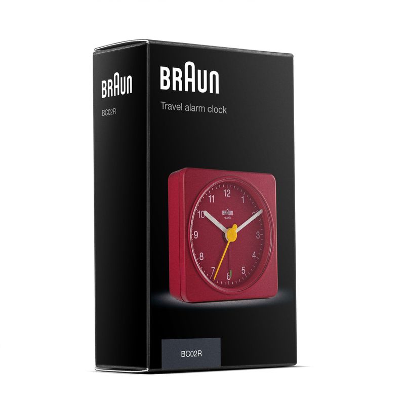 Braun-BC02R-sveglia-Sveglia-al-quarzo-Rosso