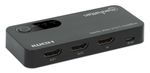 Manhattan-207614-ripartitore-video-HDMI-2x-HDMI--HDMI-4K-SPLITTER-2-PORT-4K-60HZ---MICRO-USB-POWERED-BLACK-