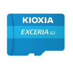 Kioxia-EXCERIA-G2-128-GB-MicroSDHC-UHS-III-Classe-10--Kioxia-128GB-Exceria-U3-microSD-