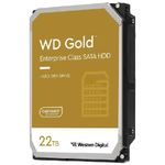 Wd Western Digital Gold disco rigido interno 22 TB 7200 Giri/min 512 MB 3.5" Serial ATA III