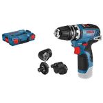 Bosch GSR 12V-35 FC Professional 1750 Giri-min 590 g Nero, Blu