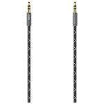 Hama Cavo Jack 3.5 mm M/Jack 3.5 mm M, 0,75 metri, TPE, connettori dorati, spine metallo, nero