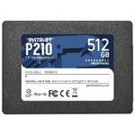 Patriot Ssd P210 512Gb Sata3 6Gb/S 25 520/430 Mb/S