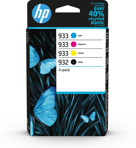 HP-Confezione-da-4-inchiostri-originali-932-933-nero-ciano-magenta-giallo