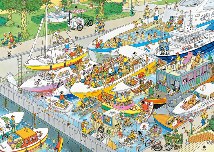 Jumbo-Jan-van-Haasteren-Villaggio-Mostra-1000-Pezzi-Puzzle
