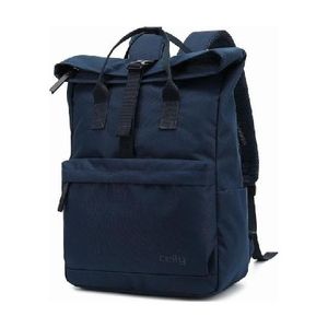 Celly VENTUREPACKBL zaino Zaino da viaggio Blu PU pelle, Poliestere