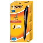 BIC 902129 penna a sfera Nero, Blu, Verde, Rosso Medio 12 pz