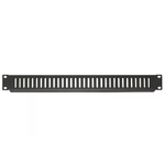Link Pannello Cieco Ventilato 1 Unita' per Armadi Rack 19'' Nero Viti Incluse