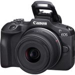 Canon-EOS-R100---RF-S-18-45mm-F4.5-6.3-IS-STM-Kit-MILC-241-MP-CMOS-6000-x-4000-Pixel-Nero