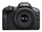 Canon-EOS-R100---RF-S-18-45mm-F4.5-6.3-IS-STM-Kit-MILC-241-MP-CMOS-6000-x-4000-Pixel-Nero