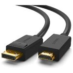 Ugreen 10239 cavo e adattatore video 1,5 m DisplayPort HDMI Nero