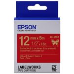 Epson Nastro satinato per etichettatrici LK-4RKK oro/rosso 12 mm (5 m)