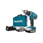 Makita HP457DWE trapano Senza chiave 1,7 kg Nero, Blu