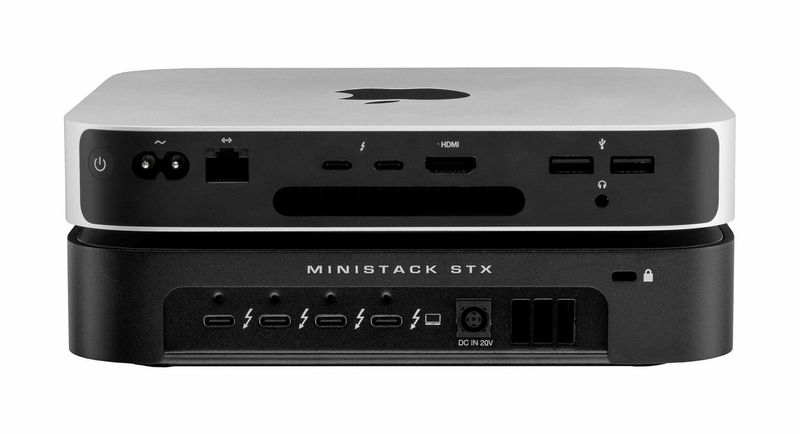 OWC-miniStack-STX-Dock---1x-slot-SATA-25---35---1x-slot-NVMe-m.2---4x-porte-TB4