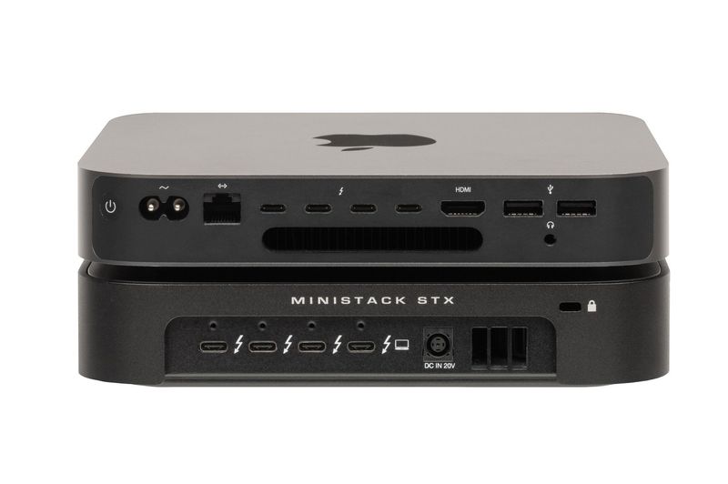 OWC-miniStack-STX-Dock---1x-slot-SATA-25---35---1x-slot-NVMe-m.2---4x-porte-TB4