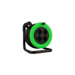 REV 0010043812 prolunghe e multiple 15 m 4 presa(e) AC Interno Nero, Verde