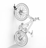 Meliconi-My-Bike-Supporto-fisso-da-bicicletta-a-parete-per-ruota-anteriore-universale