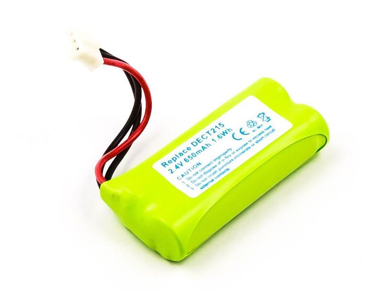 CoreParts-MBCP0056-ricambio-per-telefono-Batteria--Battery-for-Cordless-Phone---1.6Wh-Ni-Mh-2.4V-650mAh---Warranty--12M-