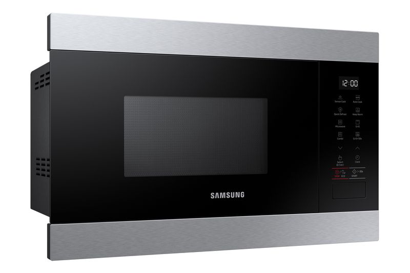 Samsung-MG22M8274CT-Forno-Microonde-con-Grill-Capacita--22-Litri-Potenza-1300W-Piatto-Doratore-Sensore-Smart-Moisture-Modalita--Standby-Touch-Controllo-Nero-Acciaio-Inossidabile