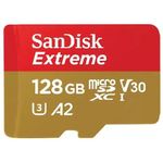 SanDisk Extreme 128 GB MicroSDXC UHS-I Classe 10