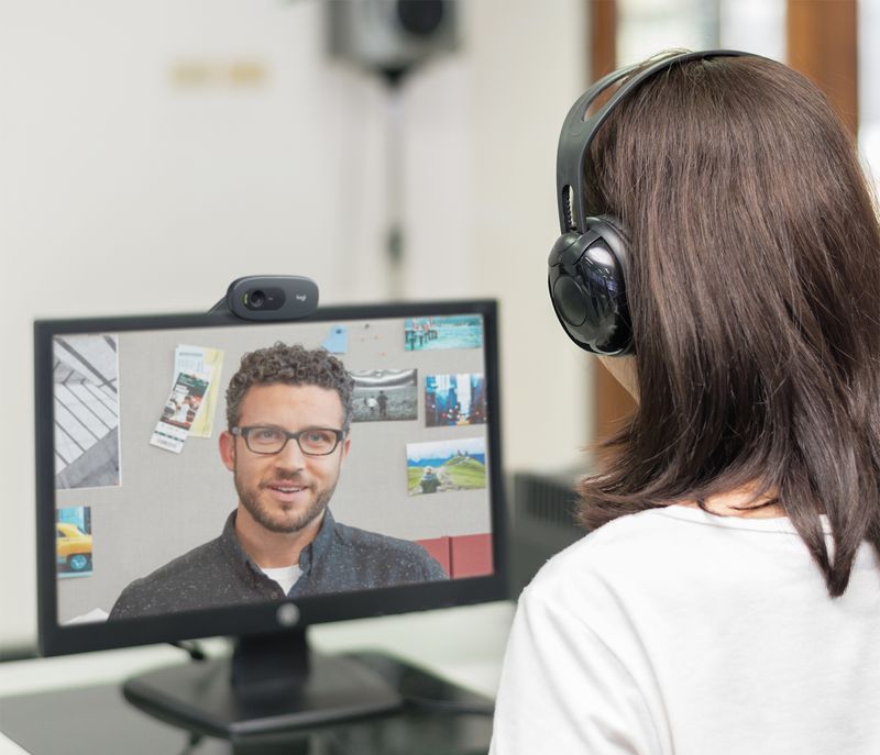 Logitech-C505e-webcam-1280-x-720-Pixel-USB-Nero